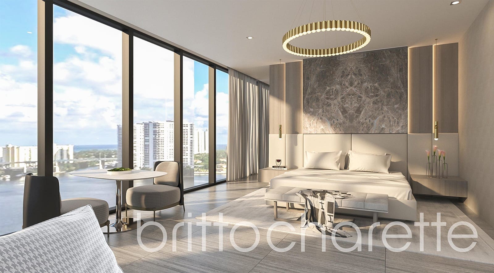 Primary Bedroom Penthouse with view