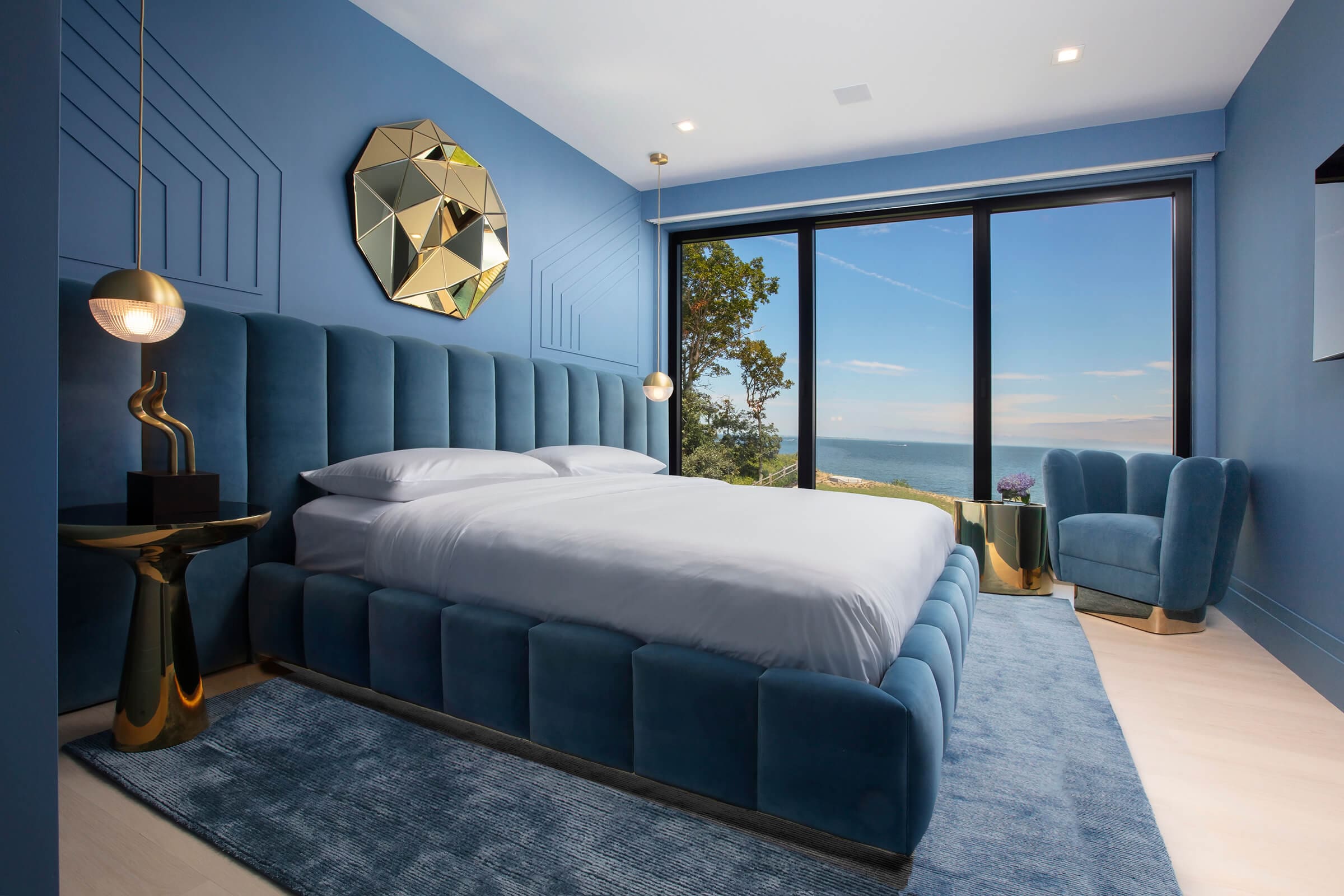 Milina Blue bedroom