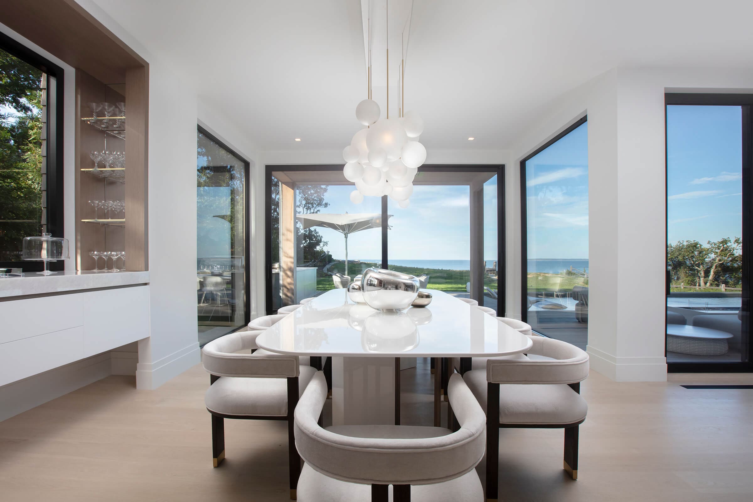 Best Dining Interior Design by Britto Charette Interior Designer, Miami Florida
