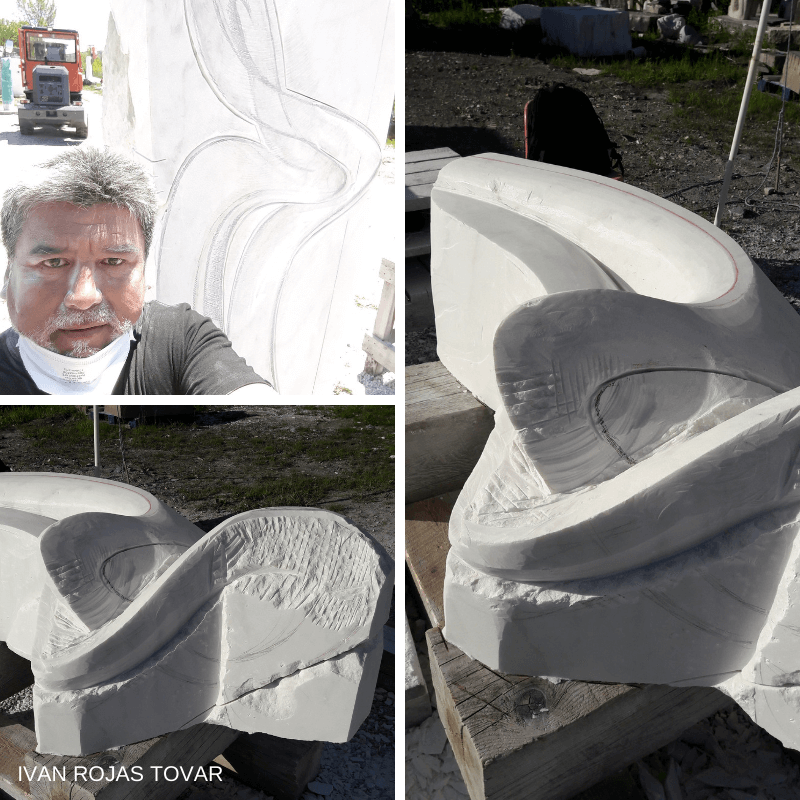 WITH CHISEL AND STONE: ARTIST IVAN ROJAS TOVAR