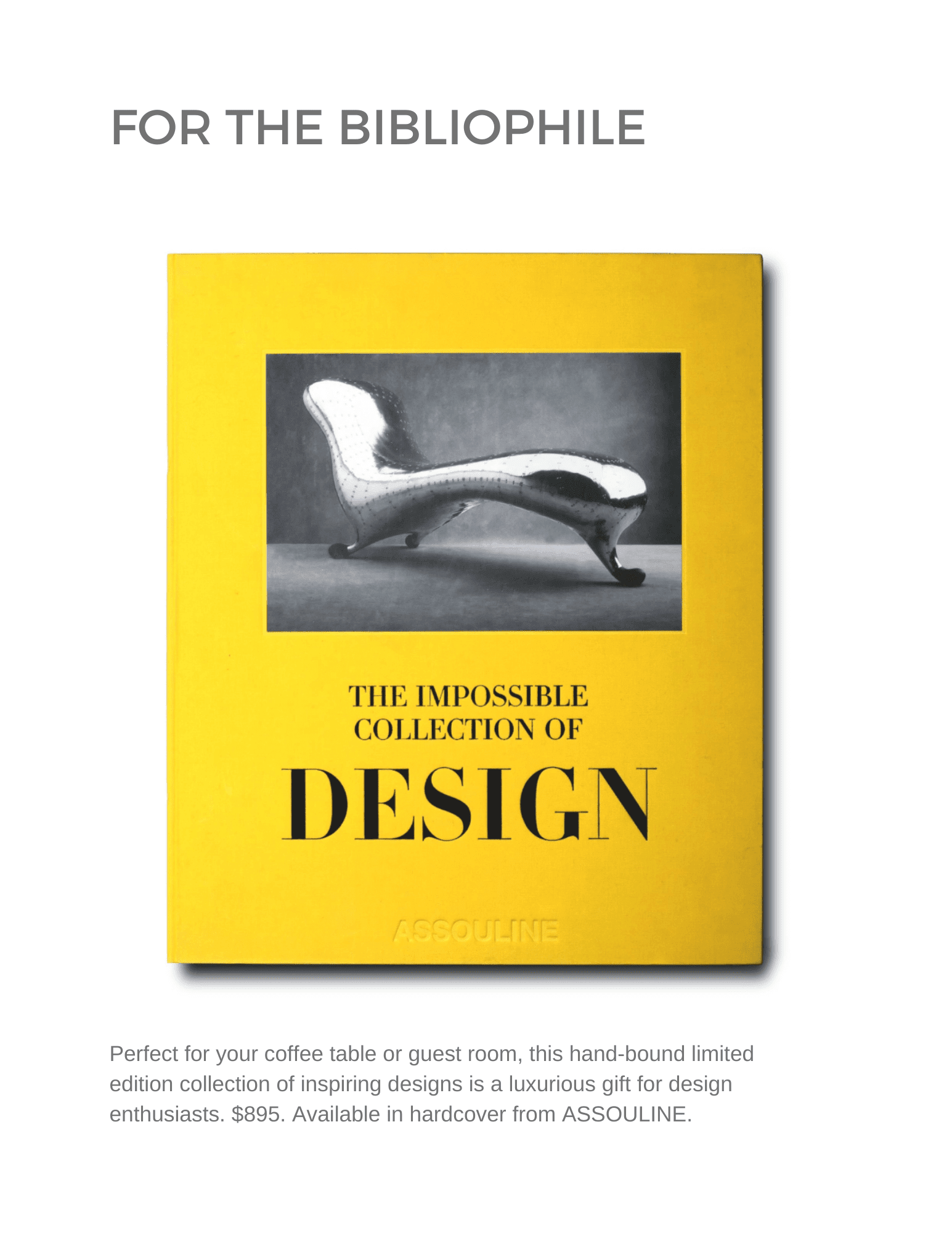 The Impossible Collection of Design for the Bibliophile