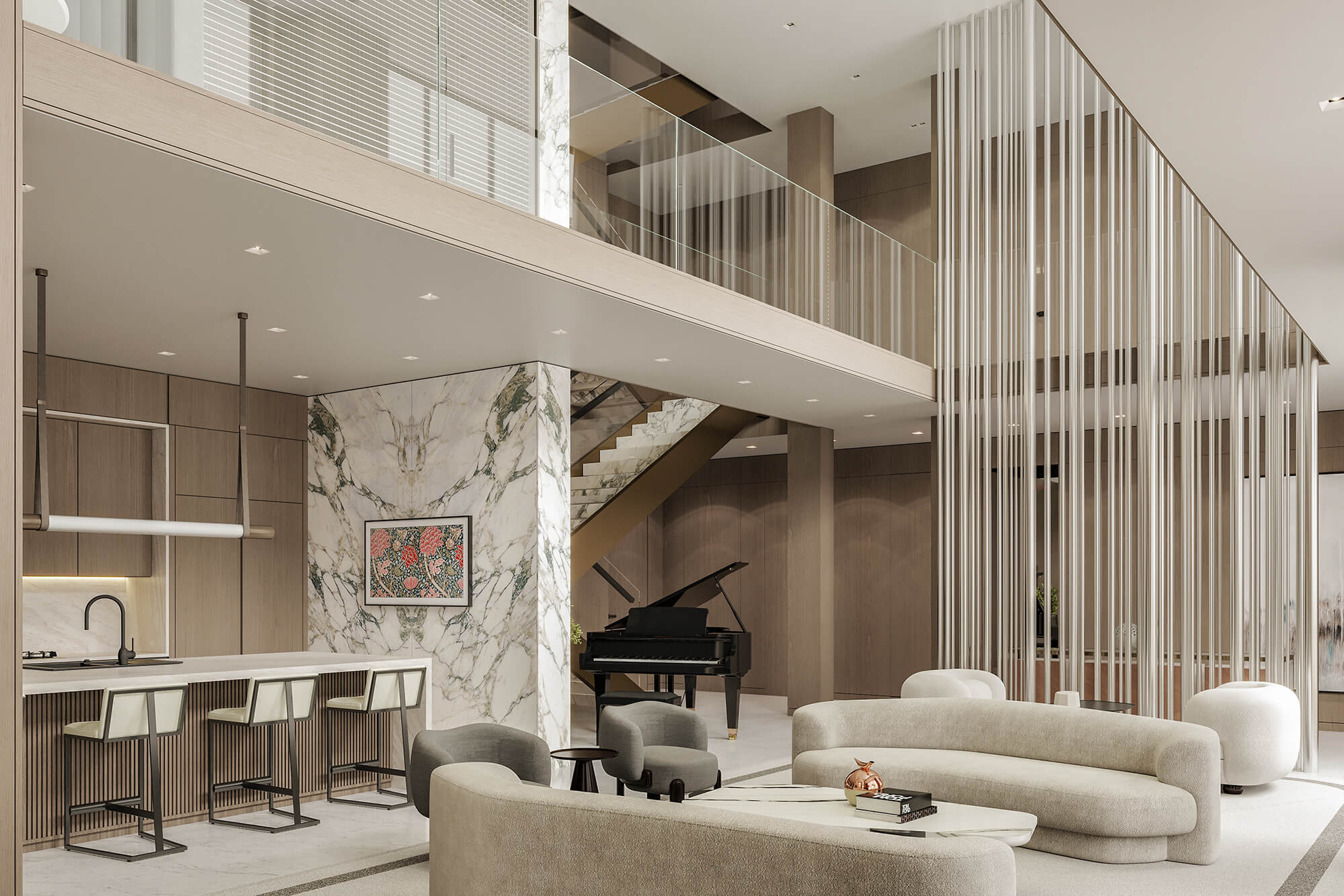 Birtto Charette | Ritz-Carlton Bayshore | Living Room 1.2