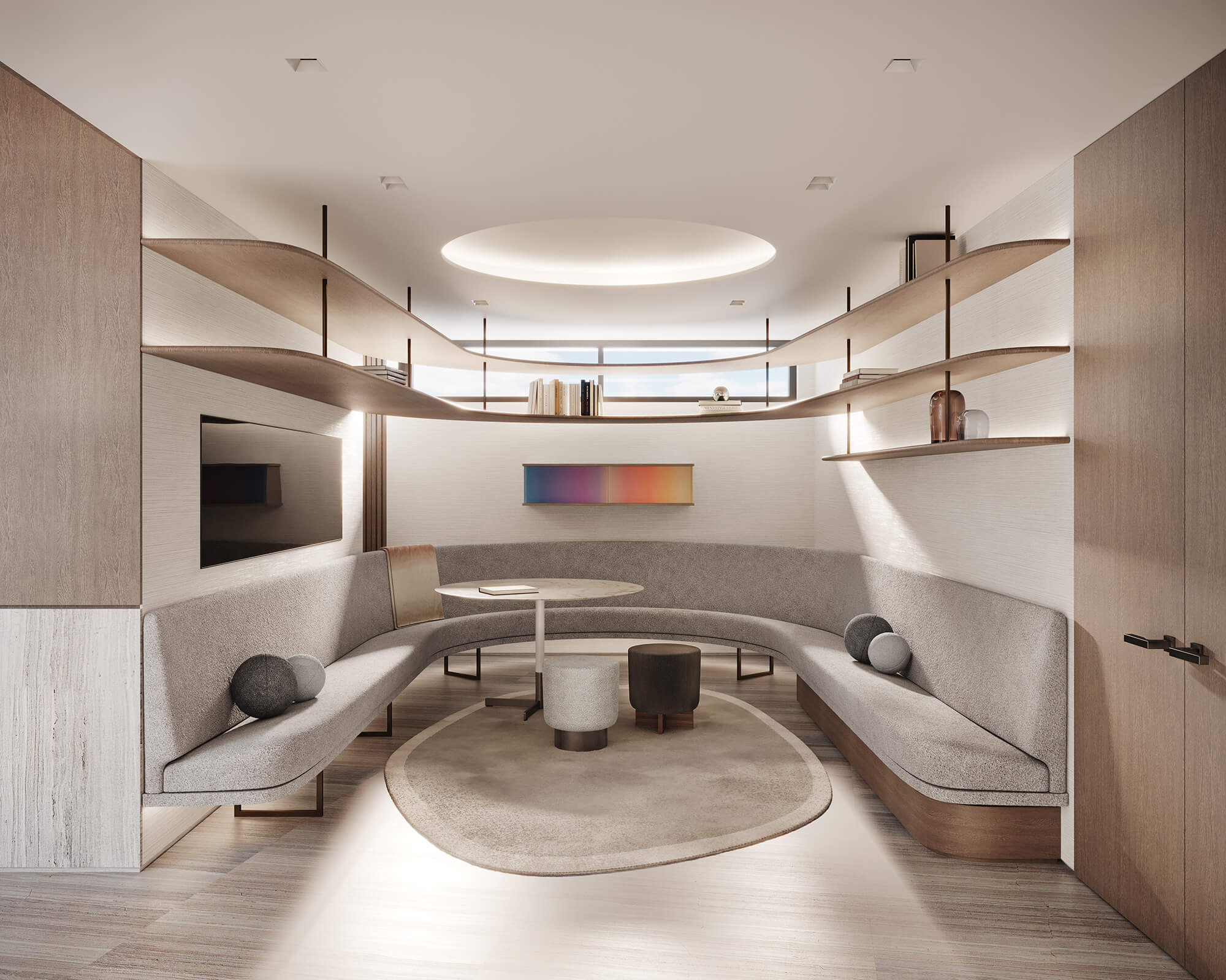LIGHTHOUSE: New-Construction Residence Designed for Multi-Generational Use: Study_Tutoring-Room