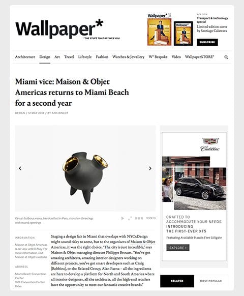 Wallpaper Maison+Objet Americas Miami Beach