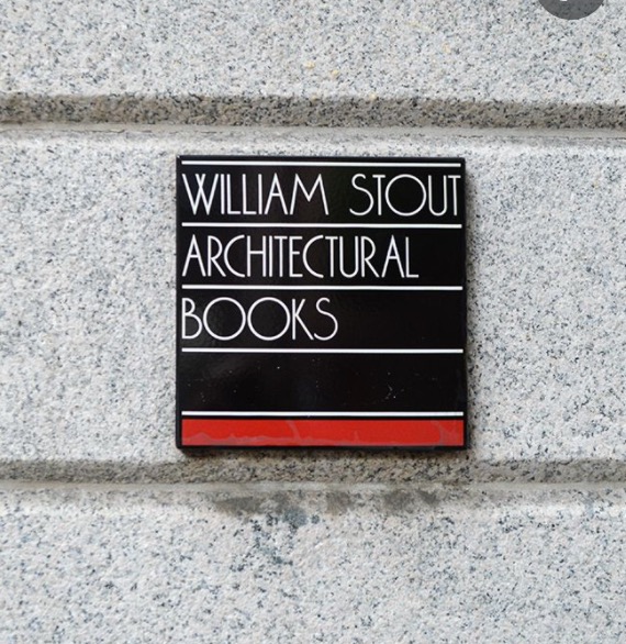 William Stout Architectural Books sign
