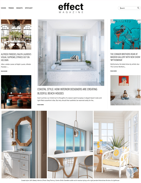 Effect Magazine features Britto Charette