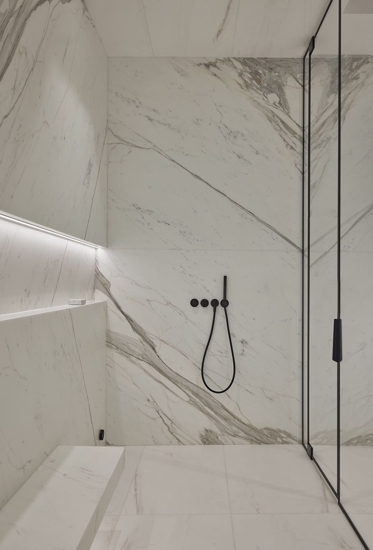 Indianapolis Bathroom Marble Shower
