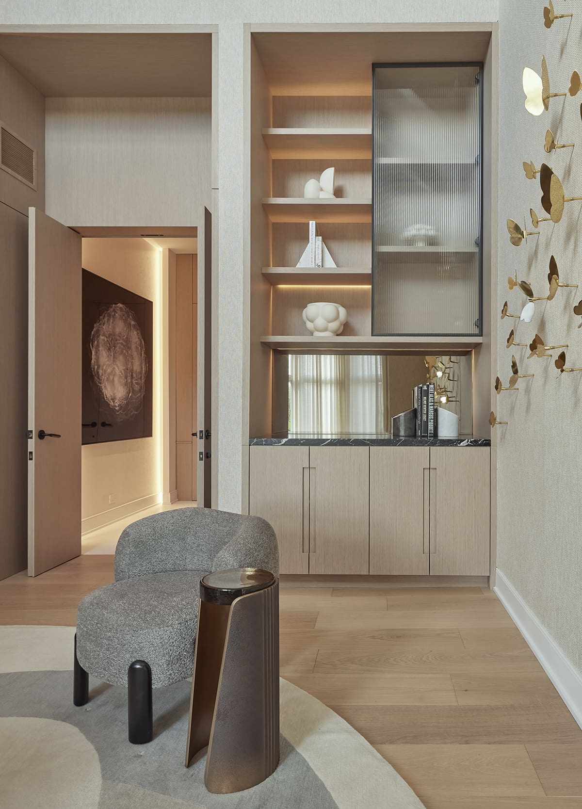 Indianapolis Library Millwork Shelving