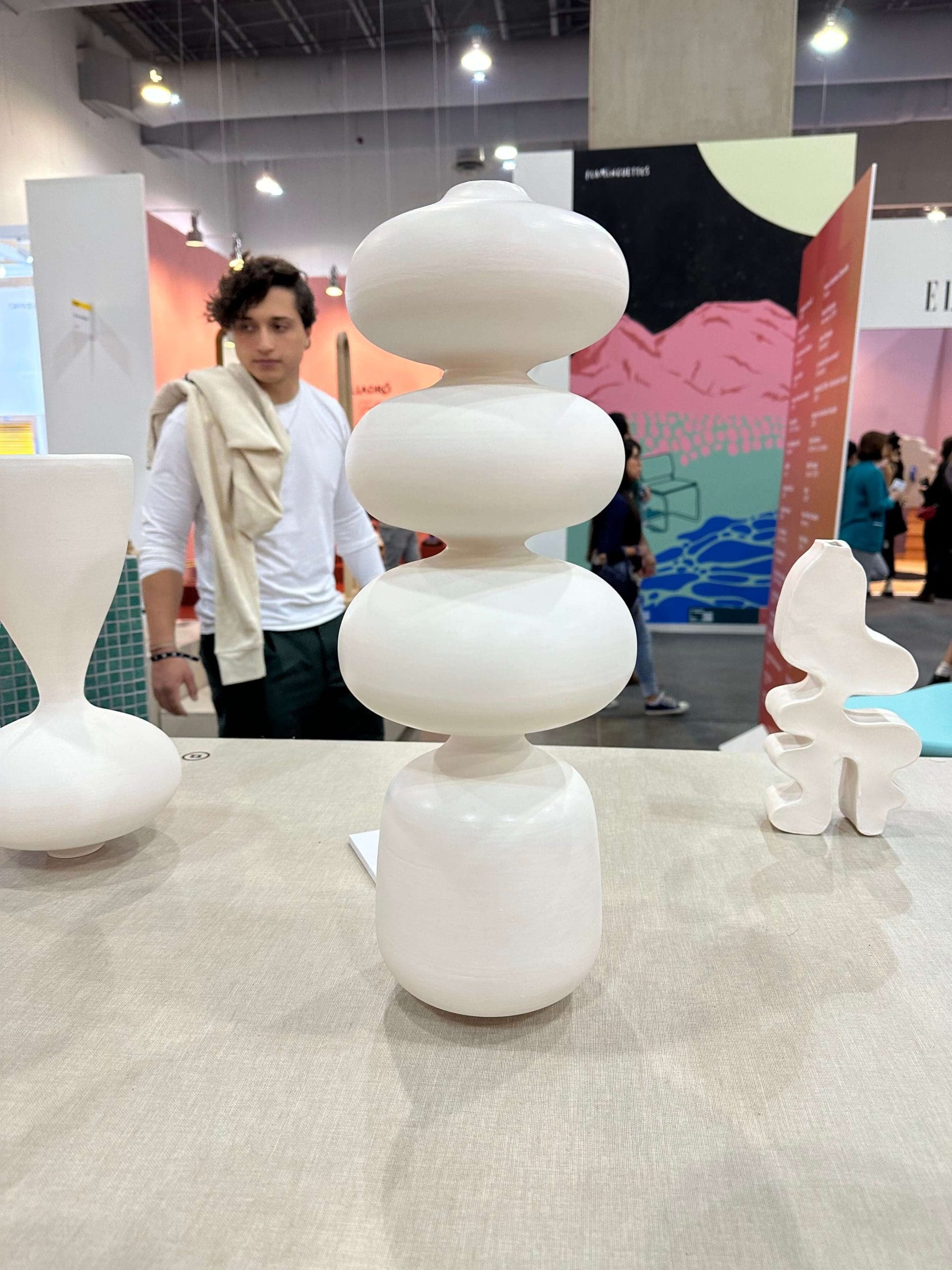 Zona Maco White Sculptures