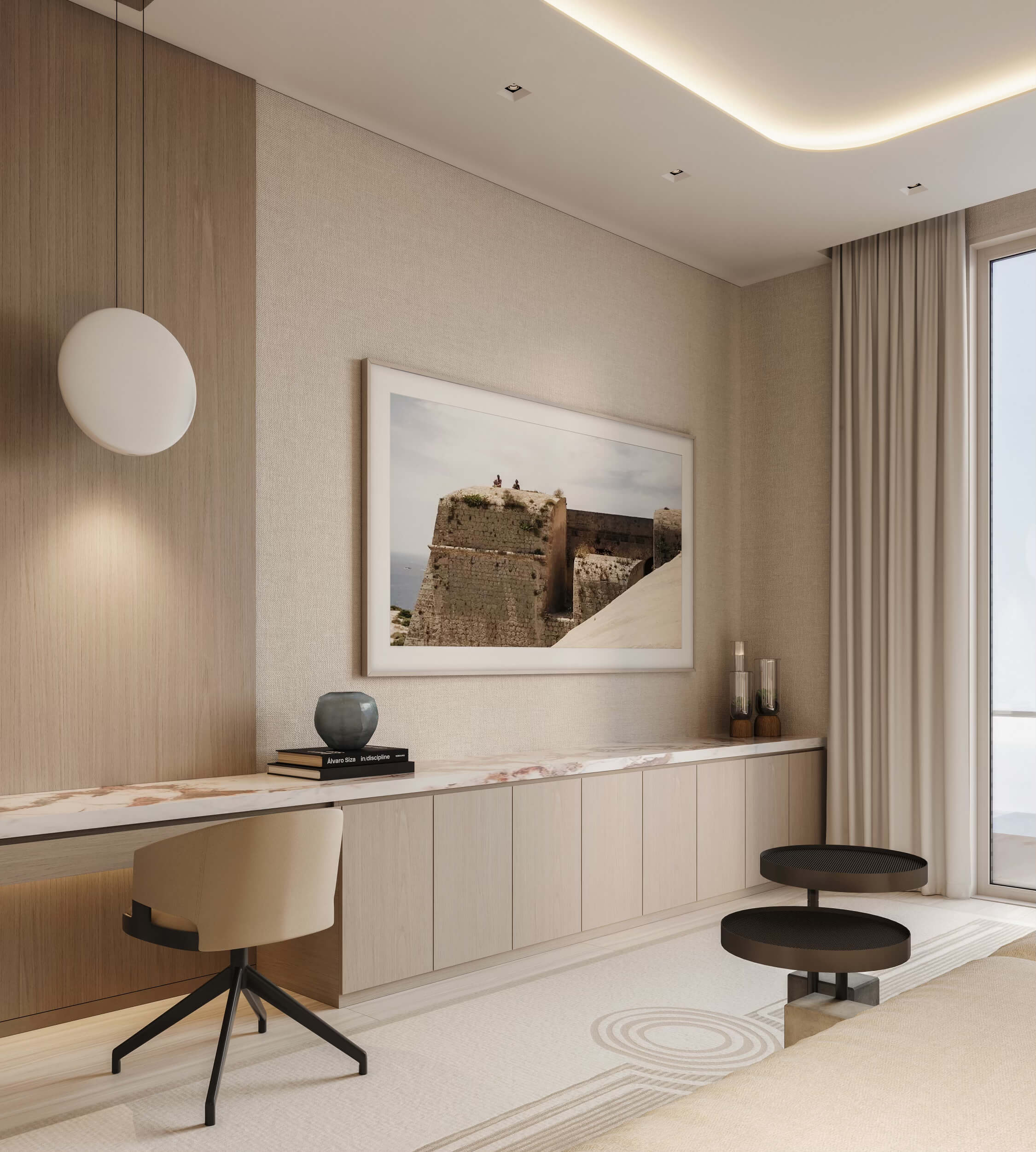 ALINA PH PANORAMIC MILLWORK WALL BRITTO CHARETTE