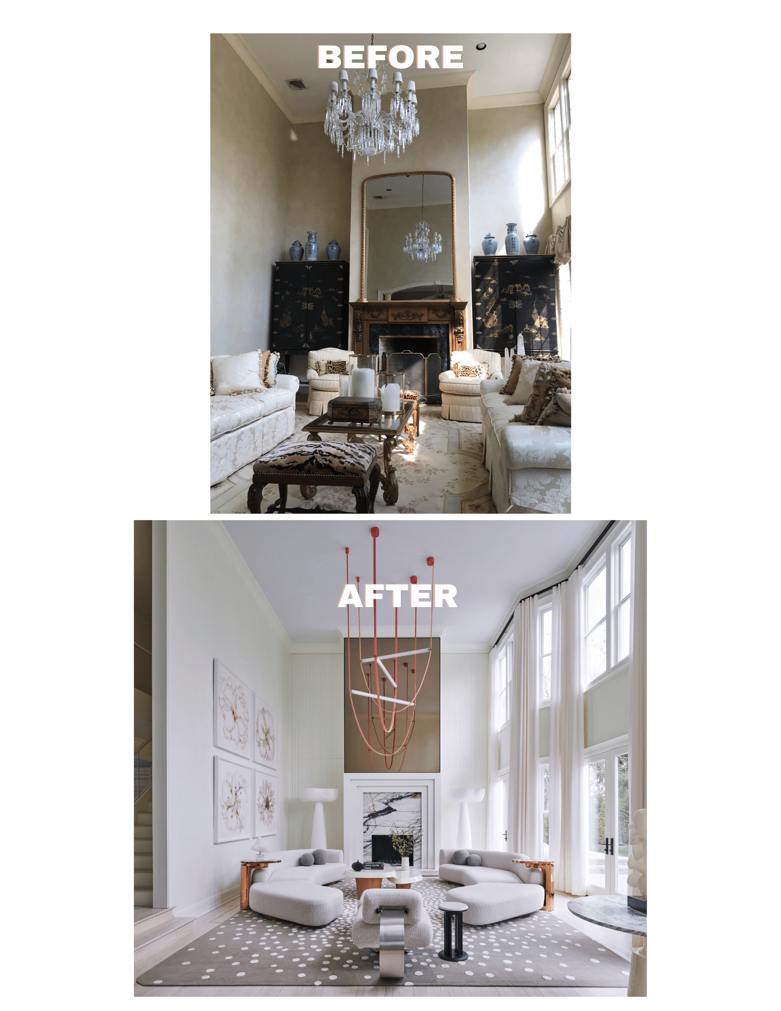 BROOKVILLE LIVING ROOM LONG BEFORE AND AFTER BRITTO CHARETTE