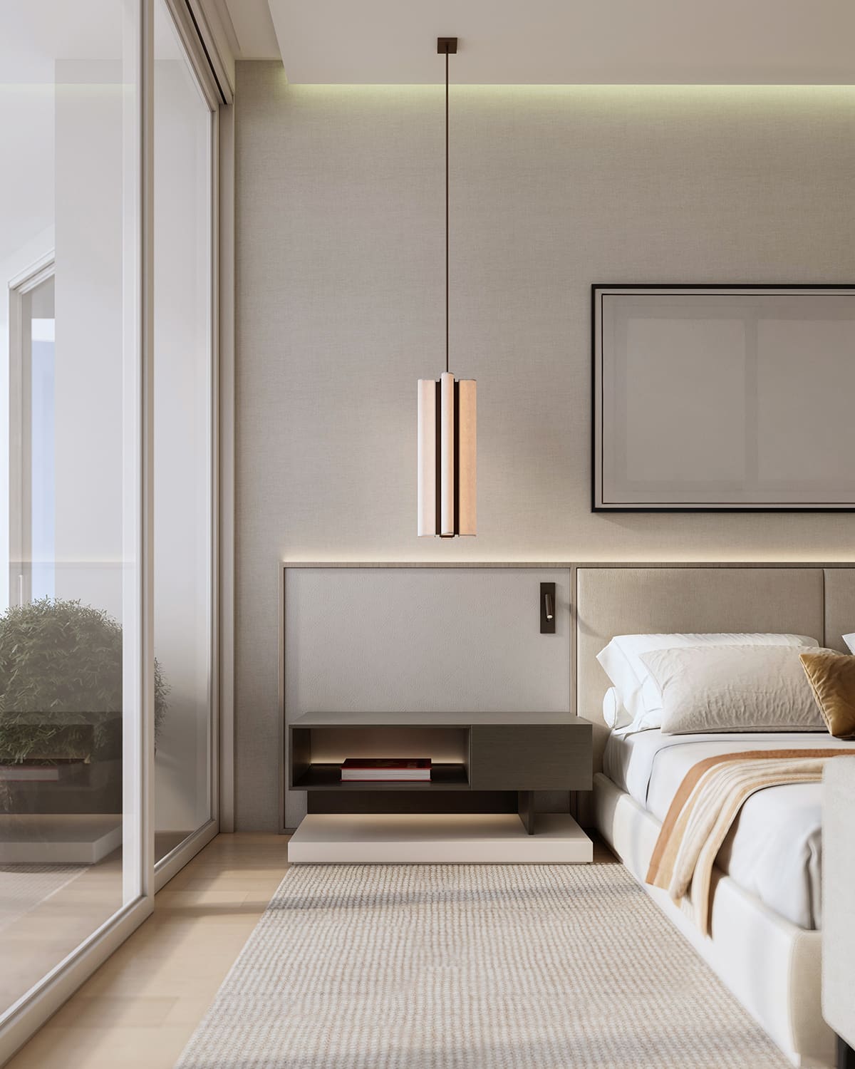 Turnberry Penthouse Rendering Primary Bedroom